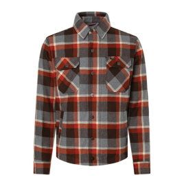 Моторубашка ROKKER MEMPHIS RIDER SHIRT красно-серая