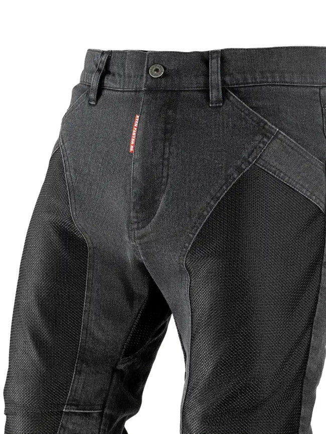 Мотоджинсы STARKS AIRPANTS CORDURA DENIM Чёрный  фото 2