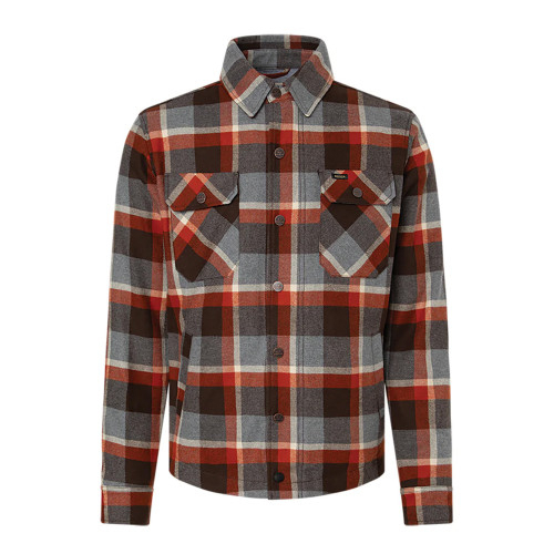 Моторубашка ROKKER MEMPHIS RIDER SHIRT красно-серая фото 1
