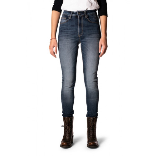 Мотоджинсы женские ROKKER ROKKERTECH LADY HIGH WAIST синие фото 1