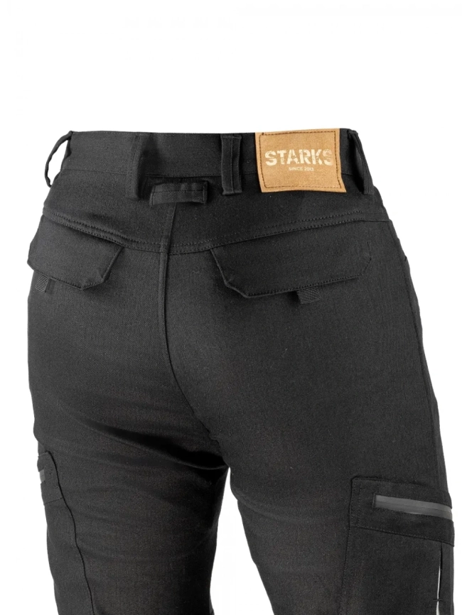 Мотоштаны STARKS Tactic Lady, Чёрный фото 4