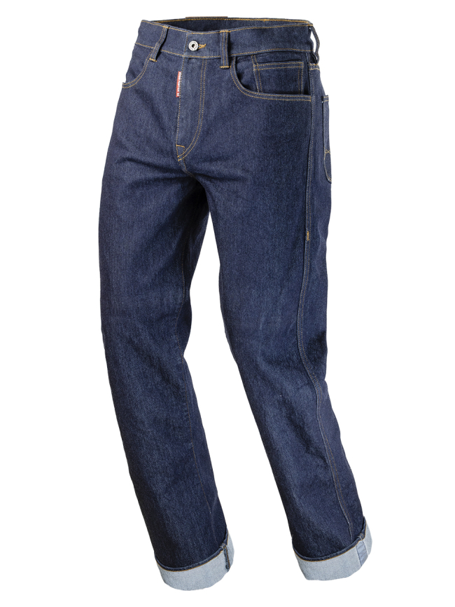 Мотоджинсы EF56 ARMADILLO однослойные муж. CORDURA DENIM Тёмный Синий фото 1