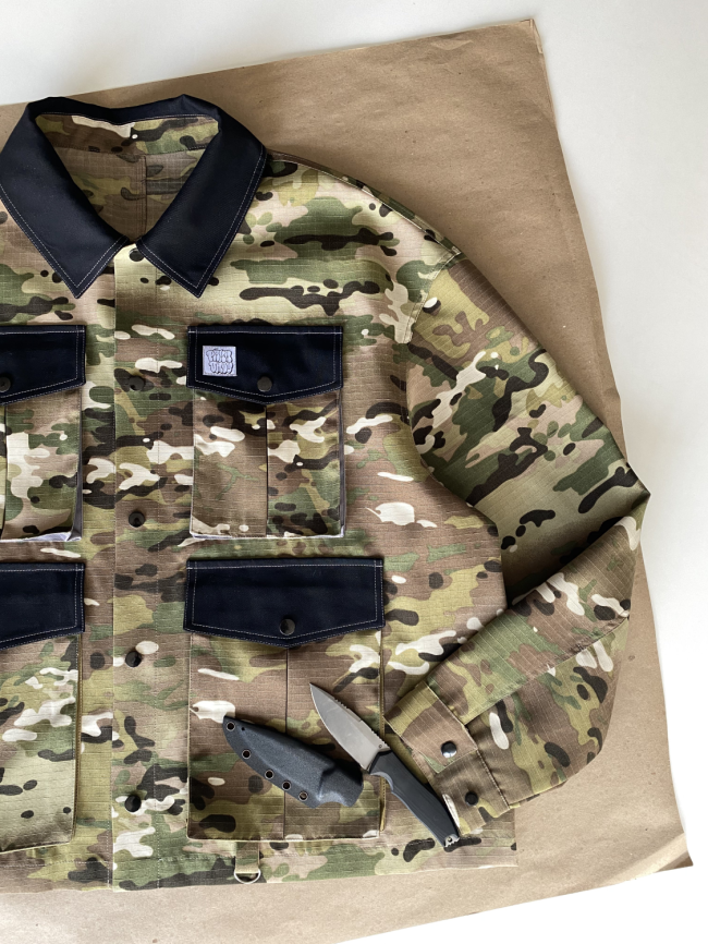 Куртка "work jacket" мужская "PAKHOMOV&FAMILY" разноцветный фото 3