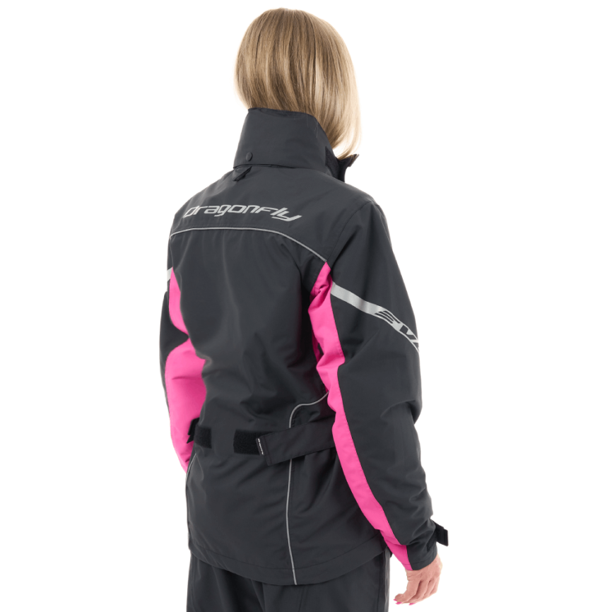 Куртка - дождевик Dragonfly EVO Woman Black - Pink (мембрана) рассрочка фото 6