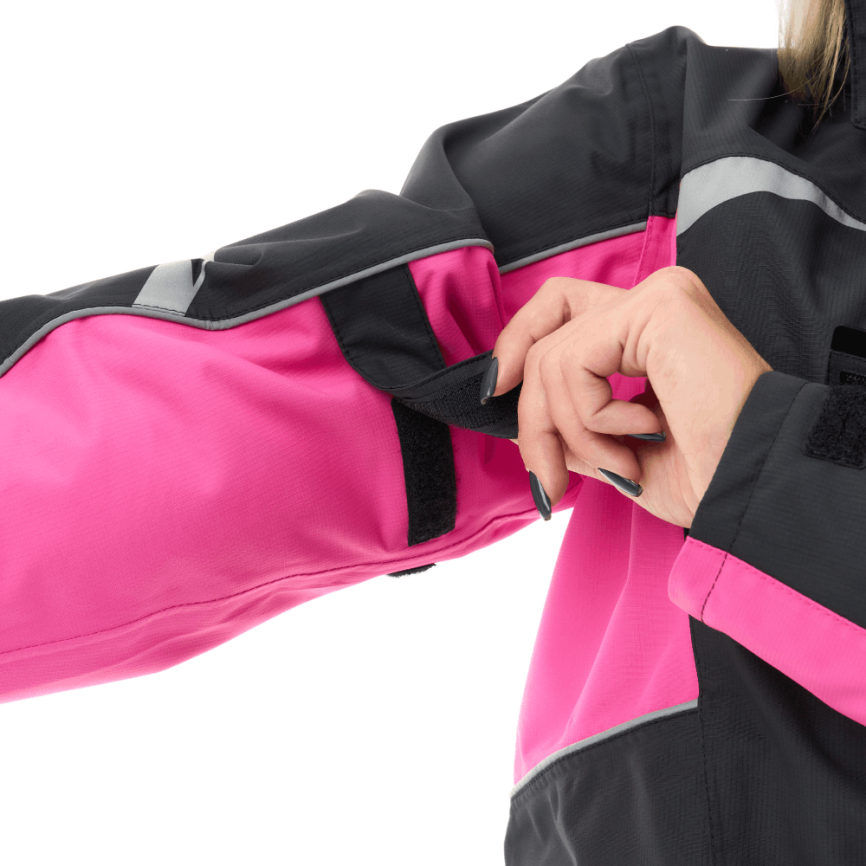 Куртка - дождевик Dragonfly EVO Woman Black - Pink (мембрана) рассрочка фото 5